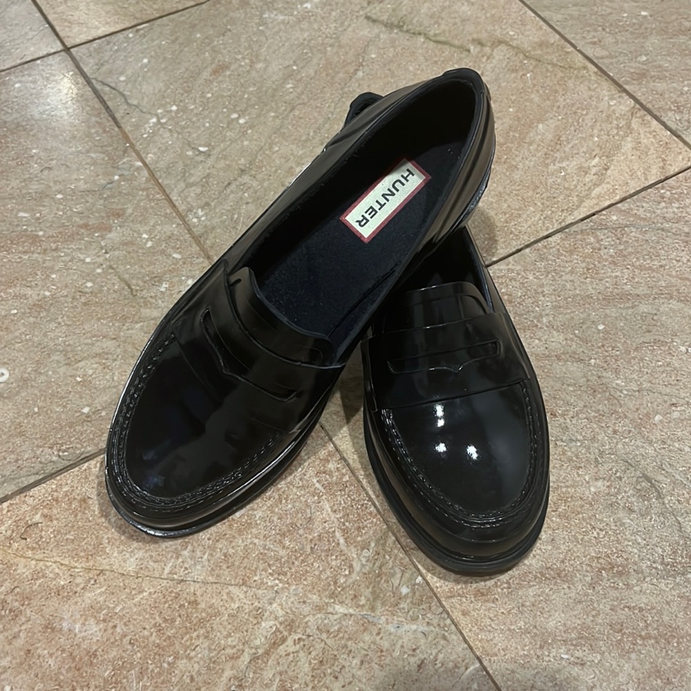 HUNTER waterproof loafer - US 7